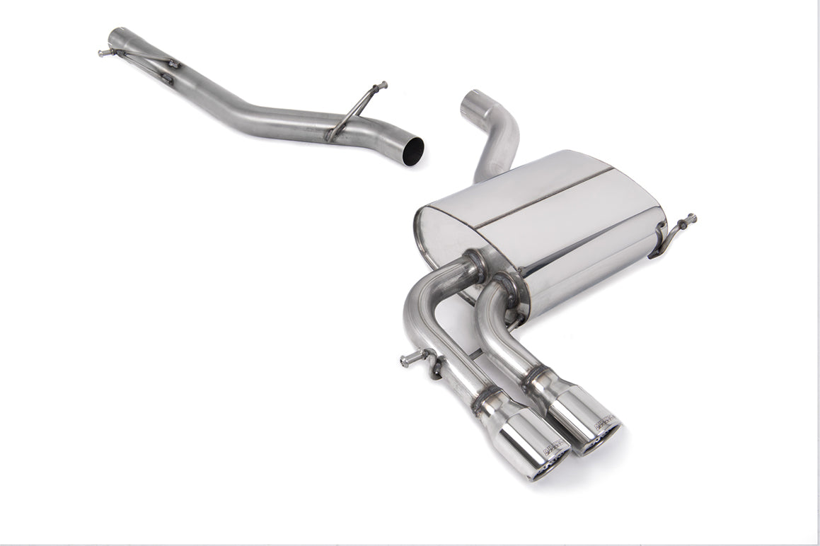 Audi A3 8p 2.0T FSI Quattro - Non-Resonated (Louder) Cat-Back Exhaust System with Polished Trims