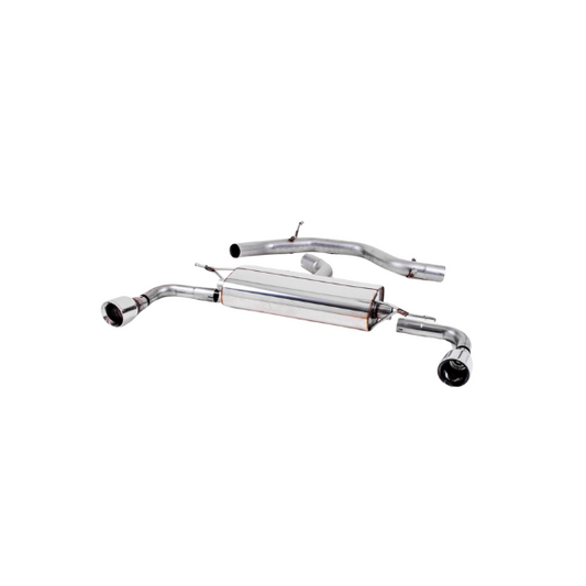VW > Golf > Mk6 Gti NON-RESONATED (LOUDER) CAT-BACK EXHAUST SYSTEM WITH DUAL GT100 TRIMS