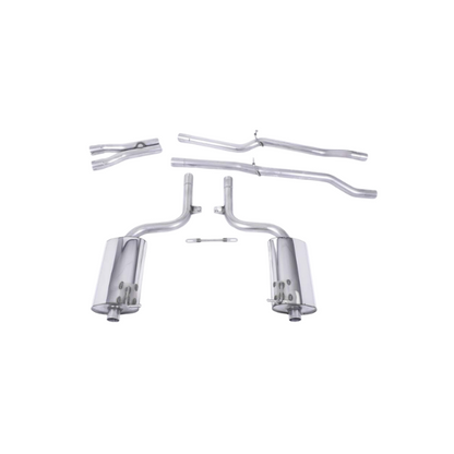 Audi > S4 > B6 NON-RESONATED (LOUDER) CAT-BACK EXHAUST SYSTEM WITH POLISHED TRIMS