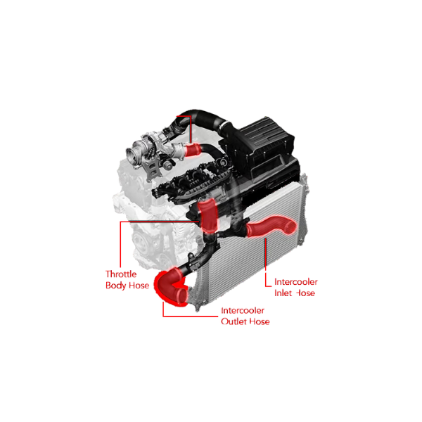 APR HOSES - TURBO OUTLET - MQB 1.8T/2.0T