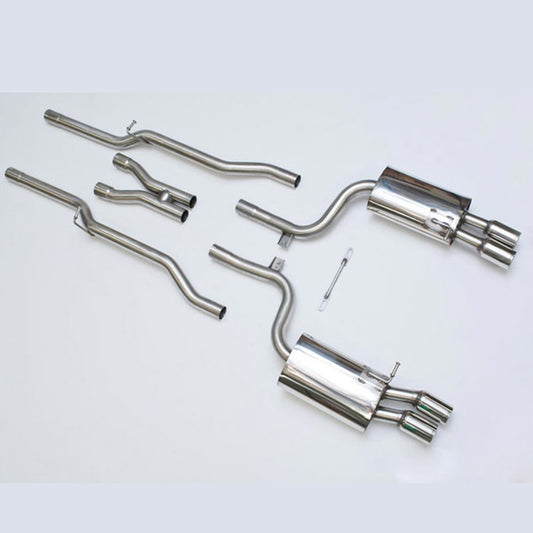 Audi > S4 > B7 - Non-Resonated Cat-Back Exhaust System