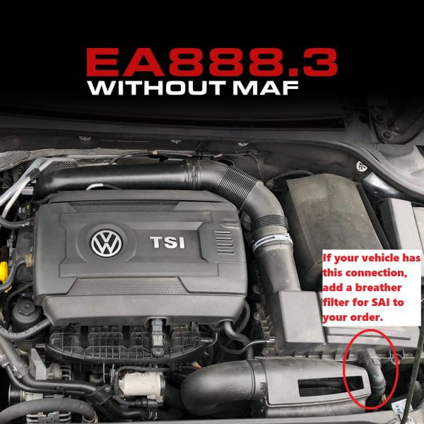 Audi/VW - CTS TURBO 3″ AIR INTAKE SYSTEM FOR 1.8TSI/2.0TSI (EA888.1 AND EA888.3 NON-MQB)